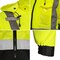 Dome75 Exius Series Hivis Class 3 Thermal Bomber Jacket-High Visibility Yellow-3X EJB2732 - alternate 2