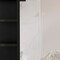 Homeroots 24" Black Wood Floating Double Door Bathroom Vanity And Medicine Cabinet With Mirror 478210 - alternate 2