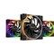 Be Quiet! 140 mm Light Win PWM High-Speed Premium ARGB Cooling Fan with 4-Pin for Radiators, 3PK BL079 - alternate 2
