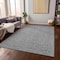 Homeroots 3' X 5' Gray Black And Ivory Geometric Washable Indoor Outdoor Area Rug 596740 - alternate 2