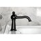 Kingston Brass One-Handle Single-Hole Bathroom Faucet with Push Pop-Up Drain, Matte Black KS3540RNX - alternate 2