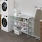 Amgood 14in D x 48in L Stainless Steel Table, Three Undershelves AMG WT-1448-3SH-Z - alternate 2