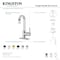 Kingston Brass Single-Handle Bar Faucet, Polished Nickel LS861CTLPN - alternate 2