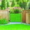 Nuvo Iron 45in Wx46in H Benitoite Gate, 48in W Opening, Self Close Hardware w/Double Side Handle and 2x2 Hinges IBG04546 - alternate 2