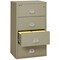 Fireking 4 Drawer, 1 Hr Fire & Impact Rated, 31" Wide Lateral Pewter 4-3122-CPE - alternate 2