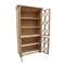 Homeroots 47in Natural Solid Wood Carved Geometric Accent Cabinet With Four Doors 489027 - alternate 2