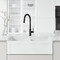 Vigo Bristol Single Handle Pull-Down Sprayer Kitchen Faucet in Matte Black VG02033MB - alternate 2