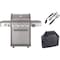 Coleman Revolution Grilling Kit with 4-Burner Propane Gas BBQ Grill, Heavy-Duty Cover, and 3-Piece Tool Set RV-401BBQ-3-KIT - alternate 1