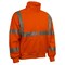 Reflective Apparel ANSI Type R Class 3 Sweatshirt with Removable Hood, Systems Gear 602ST-OR-3X - alternate 2