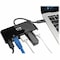 Tripp Lite 3-PORT USB 3.1 GEN 1 PORTABLE HUB, USB-C TO X3 USB-A, USB-C CHARGING PORT & GI U460-003-3AGB-C - alternate 2