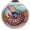 Homeroots Sea Shell Hand Painted Mouth Blown Glass Ornament 477543 - alternate 1