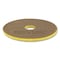 Scotch-Brite Clean and Shine Pad, 20" Diameter, Yellow/Gold, PK5 09541 - alternate 3