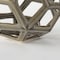 Homeroots Khaki Crackle Glaze Ceramic Geometric Sculpture 392533 - alternate 4