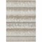 Homeroots 9' X 12' Ivory Gray And Beige Striped Washable Indoor Outdoor Area Rug 598362 - alternate 3
