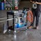 Neiko Utility Cart, 500 Pound Service cart with Wheels, Adjustable Handle Black Plastic Push Cart 53051A - alternate 3