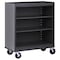 Sandusky Lee Mobile Welded Steel Bookcase, 36x18x36, Black BM20361836-09 - alternate 1