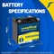Goodyear GYTX14 - 12 Volt 16 AH, 210 CCA, Rechargeable High-Performance, SLA - AGM Battery GY4140761 - alternate 2