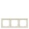 Siemens DELTA style, titanium white frame 3-fold, 224x 82 mm 5TG1323 - alternate 1