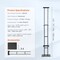 Vevor Poster Stand Floor Standing Sign Holder 75" Adjustable Height Double-Sided SW-03 - alternate 2