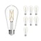 Bulbrite LED Filament 7 W Dimmable ST18 Light Bulb with Clear Finish and E26 Base, 2700K, 800Lumens, 8PK 861618 - alternate 1