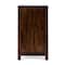 Homeroots 28" Brown Solid Wood Three Drawer Dresser 389787 - alternate 2