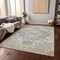 Homeroots 3' X 5' Beige Ivory And Gray Oriental Washable Indoor Outdoor Area Rug 596608 - alternate 2