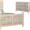 Homeroots Three Piece White Solid Wood Bedroom Set 636276 - alternate 2