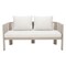 Homeroots 59" Beige Polypropylene Sofa 667649 - alternate 1