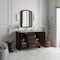 James Martin Vanities Gracyn 48 in. Single Vanity, Sable, w/ 3 CM Victorian Silver Quartz Top D125-V48-SBL-3VSL - alternate 2
