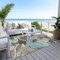 Homeroots 5' X 8' Khaki And Taupe Floral Washable Indoor Outdoor Area Rug 611005 - alternate 2