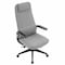 Leisuremod Nexa High Back Swivel Office Chair with Headrest and Nylon Base NO52GRL - alternate 2