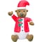 Santas Forest Inflatable Bear Moose Penguin, 4 ft H, White, Red, Green, Brown, Black, LED Bulb 90519 - alternate 2