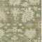 Homeroots 9' X 12' Artichoke Green Ivory And Tan Floral Washable Indoor Outdoor Area Rug 605185 - alternate 2