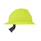 Msa Safety V-Gard Slotted Full Brim Hard Hat, Fas-Trac III Suspension, Type I, Class E, Hi-Vis Yellow/Green 10061515 - alternate 4