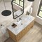 James Martin Vanities Breckenridge 60 in. Single Vanity, Light Natural Oak, w/ 3 CM Carrara Marble Top 330-V60S-LNO-3CAR - alternate 2