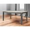 Homeroots 64" White And Gray Marble And Solid Wood Dining Table 319145 - alternate 2