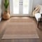 Homeroots 5' X 8' Orange And Ivory Chevron Washable Indoor Outdoor Area Rug 612287 - alternate 2