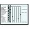 Quartet In/Out Board, Porcelain, 18 in, 24 in, Aluminum Frame, White/Gray, Gloss 781G - alternate 1