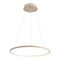 Jonathan Y Brice 23.75" Modern Contemporary Metal Round Dimmable Integrated LED Pendant, Beige JYL7203H - alternate 1