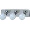 Boston Harbor Vanity Bar Fixture, 100 W, 3-Lamp, G Lamp, Steel Fixture, Polished Chrome Fixture V5CH03 - alternate 1