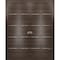 Sartodoors Sliding Closet Double Bi-fold Doors, Planum 0020 Chocolate Ash, Sturdy Tracks Moldings Trims Hardwa PLANUM0020DBF-CA-72 x 96 (4* 18x96) - alternate 1