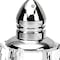 Homeroots Set of Two Clear And Silver Crystal Geometric Pepper Shakers 376102 - alternate 2