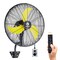 Edendirect 24" Quiet Outdoor Oscillating Wall Mount Fan With Remote Control, All Sealed BLDC Motor, 4-Speed ZR-F-8600BR - alternate 1