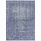 Homeroots 5' X 8' Navy Blue Oriental Washable Indoor Outdoor Area Rug 607561 - alternate 3