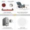 Nuwatt 6 Inch 2 Hour Trim Fire Rated Recessed Lighting, Canless LED Lights 2700K-5000K, 1200LM, 12PK NW-P-DL-6-15W-5CT-FR-WH-12P - alternate 2