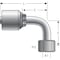 Gates Female DIN 24 Cone Swivel - Heavy Series with O-Ring - 90 Bent Tube MegaCrimp G25730-1225 - alternate 3