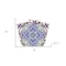 Homeroots 4" X 4" Vintage Purple And Taupe Mosaic Peel And Stick Removable Tiles 390878 - alternate 2
