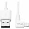 Tripp Lite LIGHTNING TO USB SYNC CHARGE RIGHT-ANGLE IPHONE IPAD WHITE 6FT M100-006-LRA-WH - alternate 1