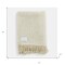 Homeroots Natural Woven Wool Solid Color Reversable Throw 490103 - alternate 3