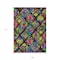 Homeroots 9' X 12' Black Yellow And Green Geometric Washable Indoor Outdoor Area Rug 609128 - alternate 2